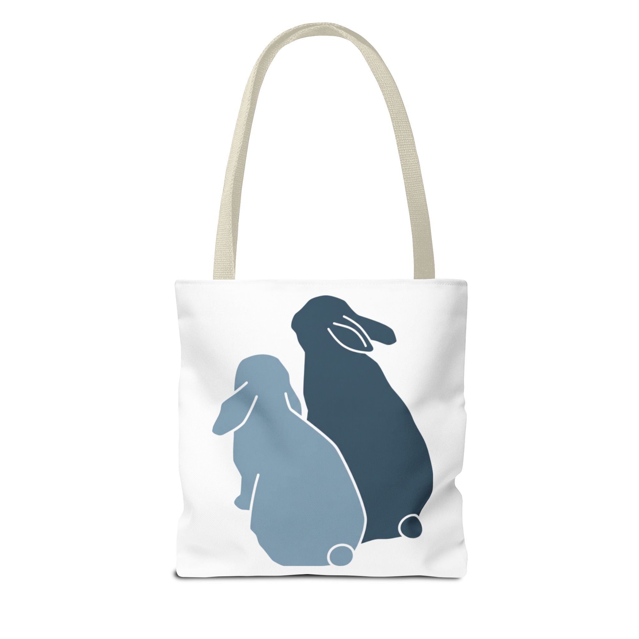 Bunny Tote Bag — Personalized "Barley & Rye" Rabbit Illustration Reusable Shopper