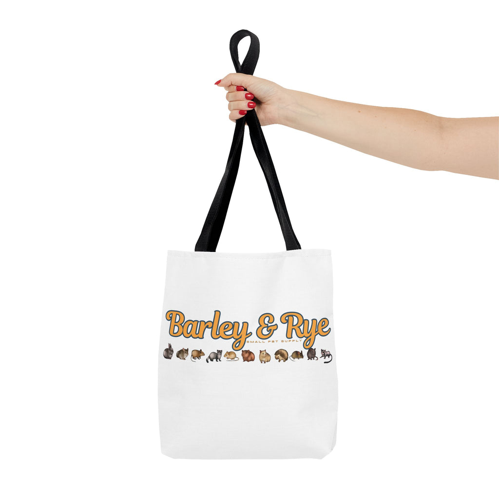 Bunny Tote Bag — Personalized "Barley & Rye" Rabbit Illustration Reusable Shopper