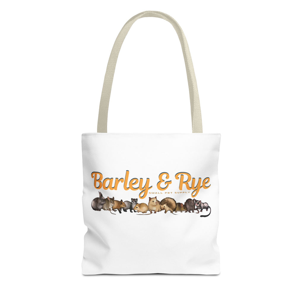 Bunny Tote Bag — Personalized "Barley & Rye" Rabbit Illustration Reusable Shopper