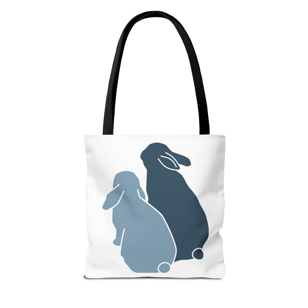 Bunny Tote Bag — Personalized "Barley & Rye" Rabbit Illustration Reusable Shopper