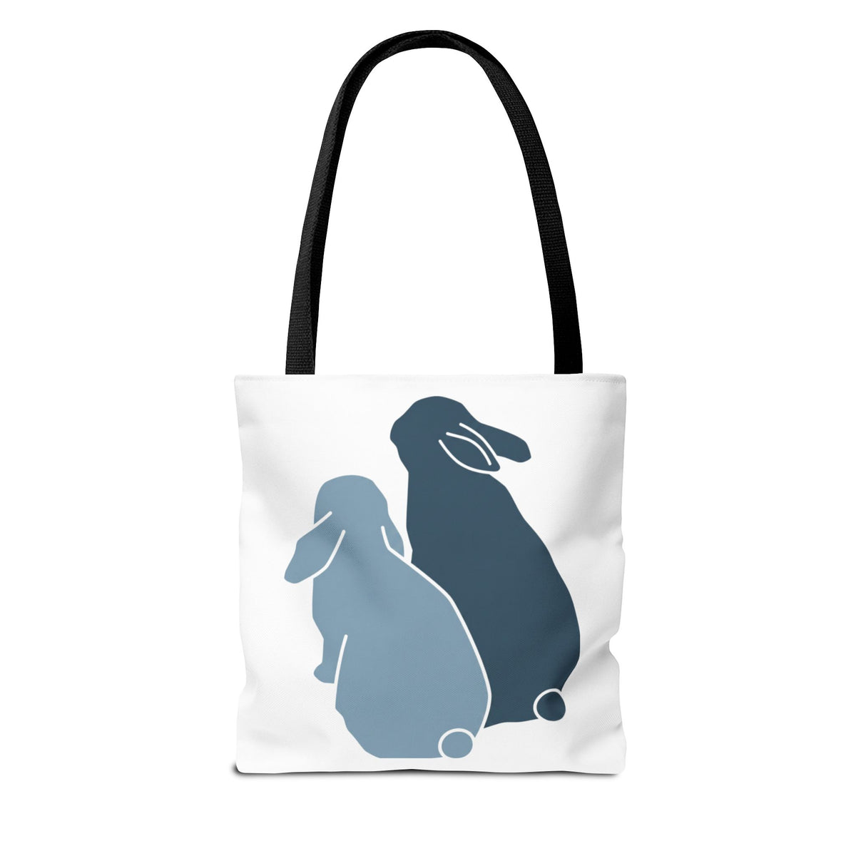 Bunny Tote Bag — Personalized "Barley & Rye" Rabbit Illustration Reusable Shopper