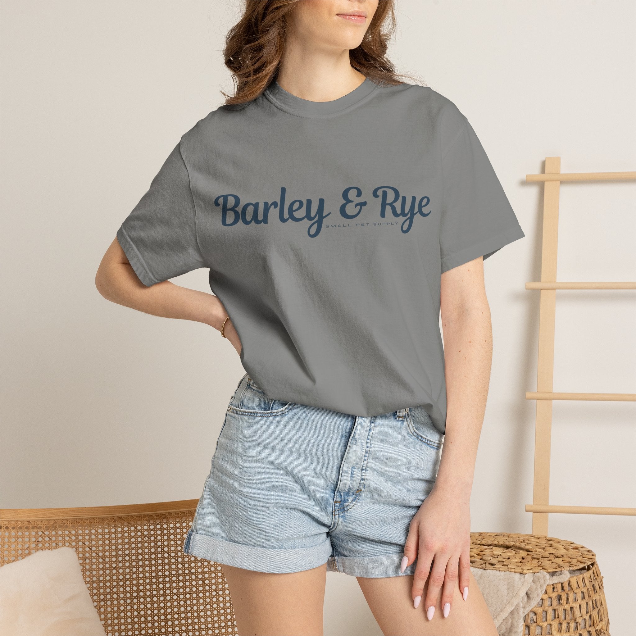 Barley & Rye Rabbit Silhouette T-shirt | Bunny Graphic Tee