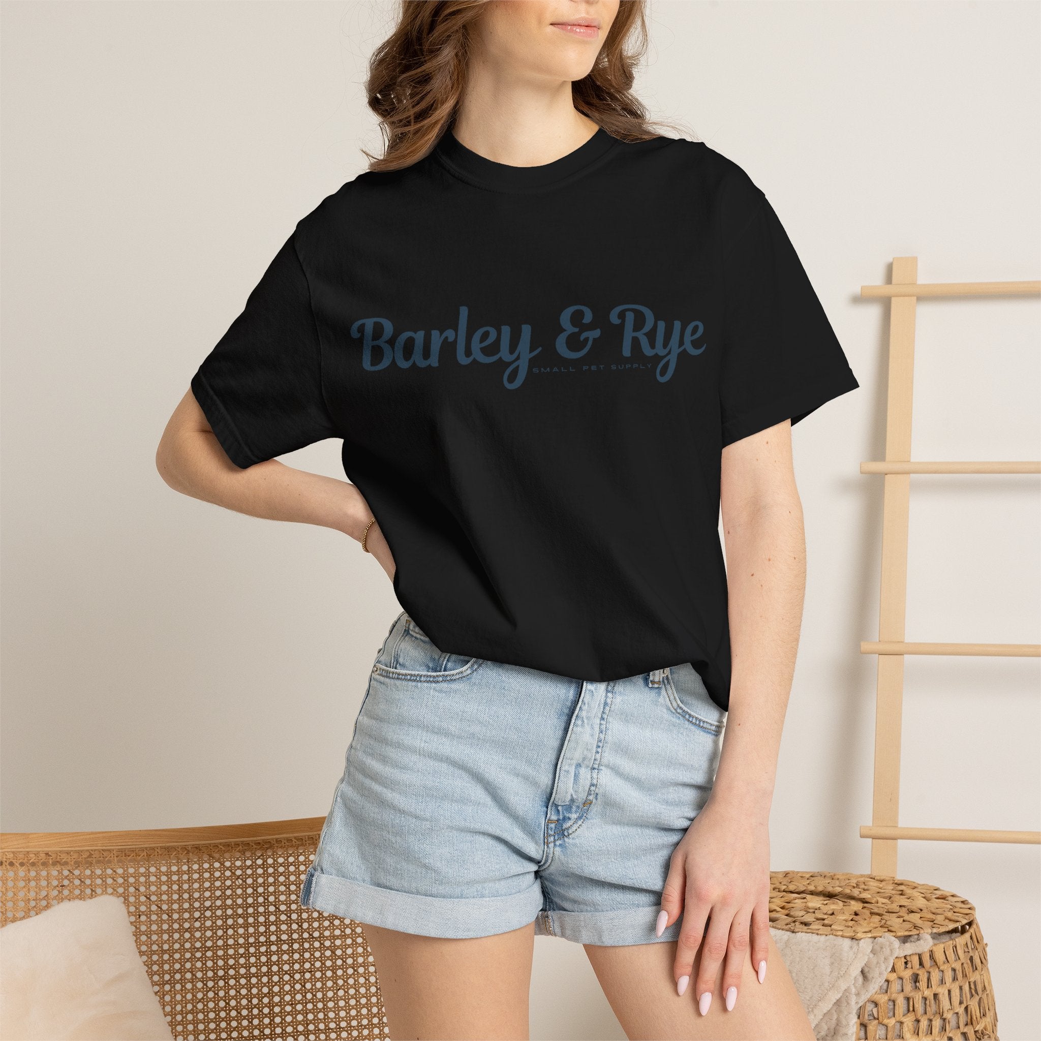Barley & Rye Rabbit Silhouette T-shirt | Bunny Graphic Tee