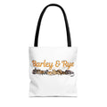 Bunny Tote Bag — Personalized "Barley & Rye" Rabbit Illustration Reusable Shopper