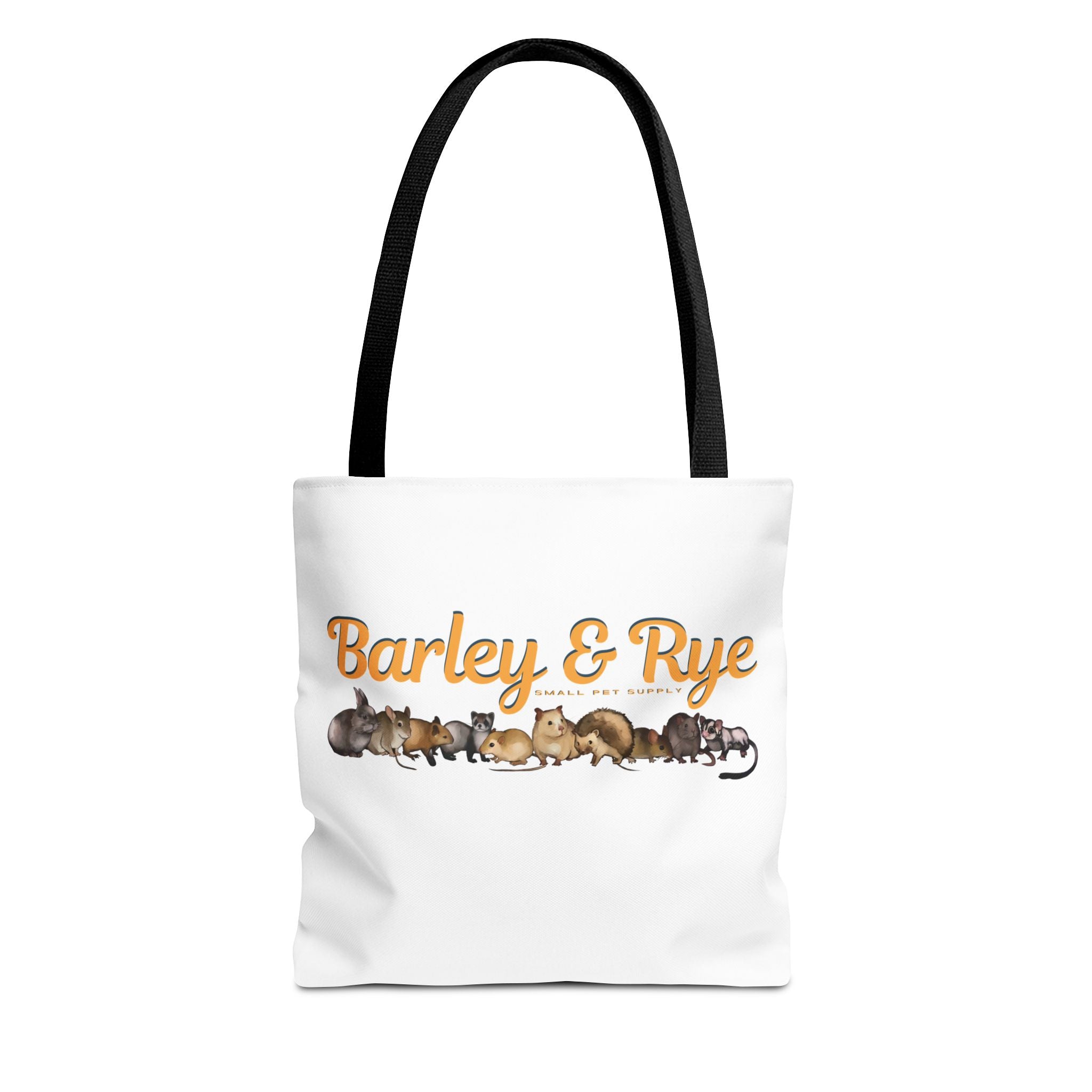 Bunny Tote Bag — Personalized "Barley & Rye" Rabbit Illustration Reusable Shopper