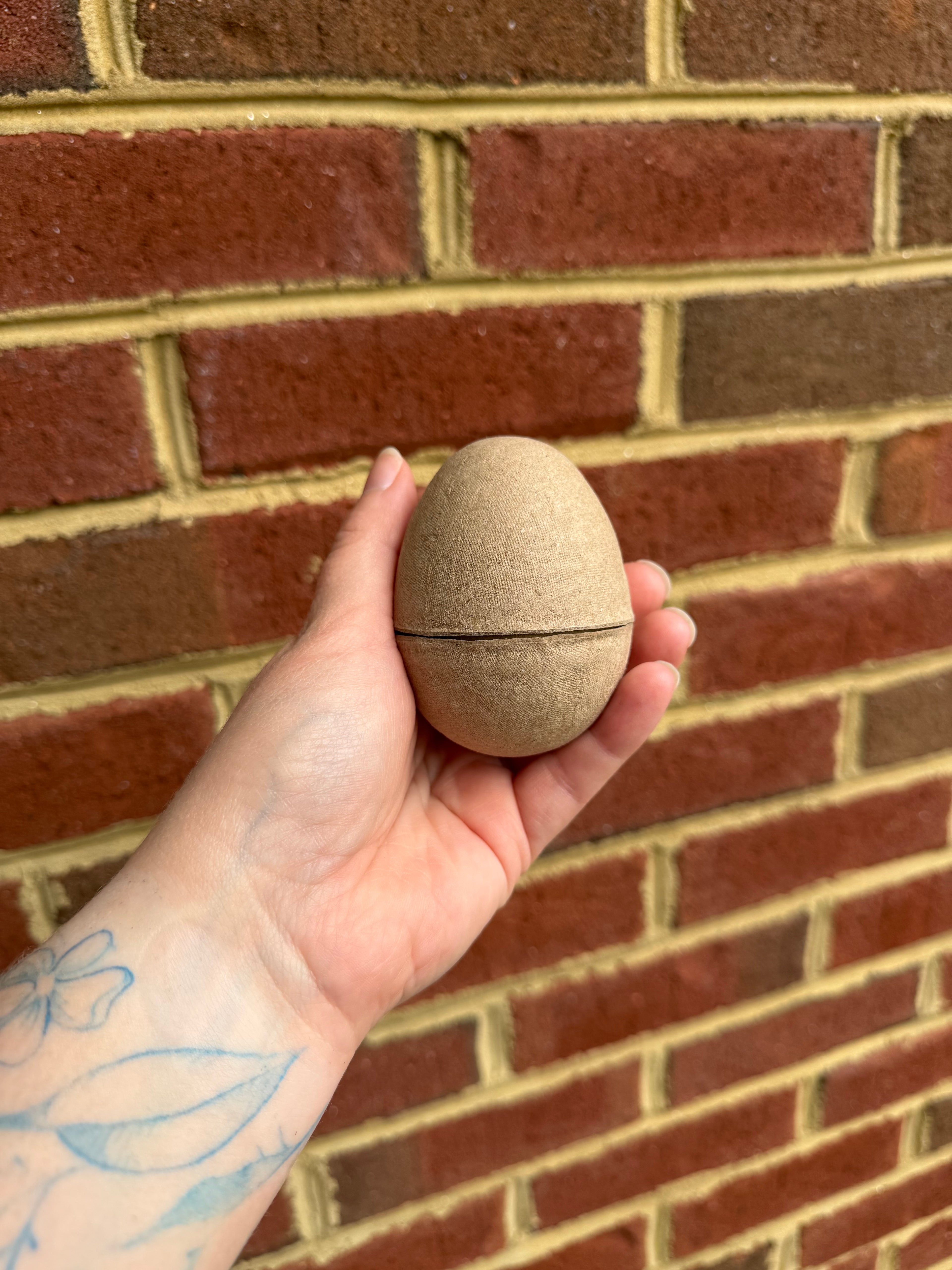 Paper Mache Egg Forage Toy Enrichment Treat Holder Bunny-Chinchilla-Degu-Ferret-Gerbil-Guinea Pig-Hamster-Hedgehog-Mouse-Rat-Sugar Glider