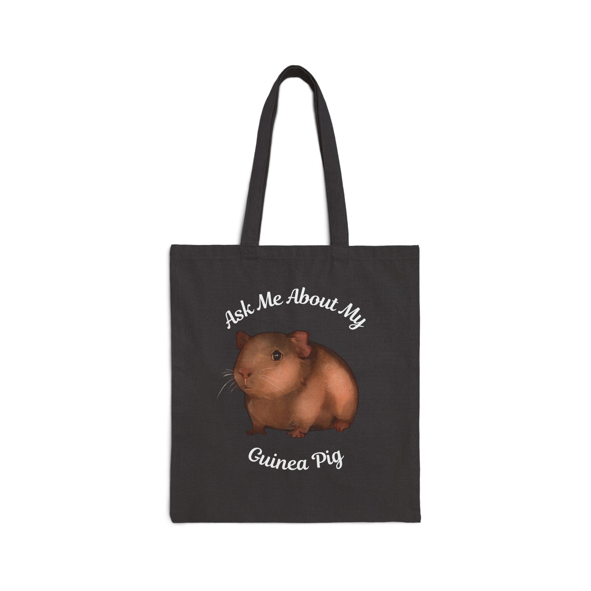 "Ask Me About My Guinea Pig" Canvas Tote