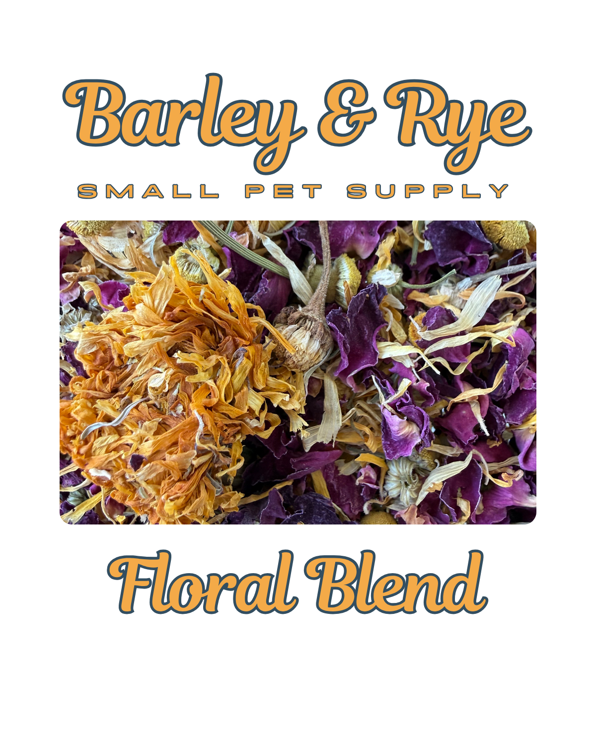Floral Forage Blend — Chamomile, Calendula & Rose